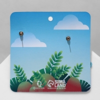 Серьги ассорти &laquo;Динозавр&raquo; SMILE, цветные в золоте