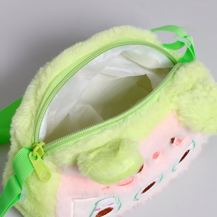 Сумка детская «Зайка», 18 см, цвет зеленый Сумка детская «Зайка», 18 см, цвет зеленый