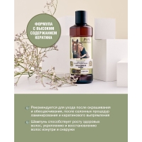 Шампунь Лошадиная сила для роста и укрепления волос с креатином на основе овсяных ПАВ, 250 мл