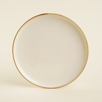 Набор тарелок фарфоровых SL Home &laquo;Леггеро&raquo;, d=18 см, цвет бежевый