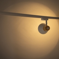 Светильник трековый "Паулина" Е27 40Вт белый 16х12х18см Светильник трековый "Паулина" Е27 40Вт белый 16х12х18см