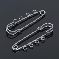 Булавка для подвесок PO-065 №03, (набор 2 шт) 70×20×7мм, цвет серебра Булавка для подвесок PO-065 №03, (набор 2 шт) 70×20×7мм, цвет серебра