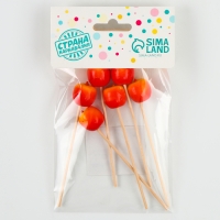 Шпажки «Яблочки», 11 см, набор 6 шт. Шпажки «Яблочки», 11 см, набор 6 шт.