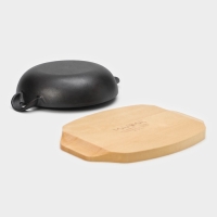 Сковорода чугунная Magma &laquo;Янсан&raquo;, 21,5&times;16,5&times;4,4 см, индукция, цвет чёрный