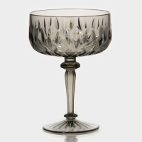 Креманка «Грани», 400 мл, 11×15,5 см, цвет серый Креманка «Грани», 400 мл, 11×15,5 см, цвет серый