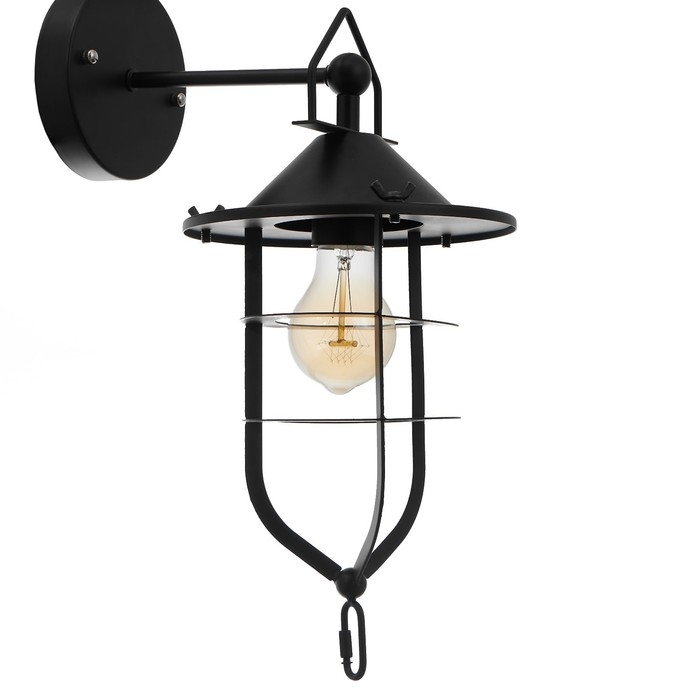 Бра Бра "Эльба" 1х40Вт Е27 черный 25х25х40 см