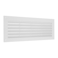 Решетка радиаторная "КосмоВент" Л1337, 130 х 370 мм, белая