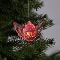 Ёлочная игрушка &laquo;Ангел&raquo;, от батареек, свечение мульти (RGB)