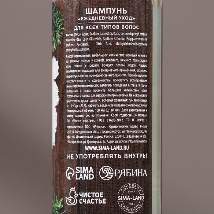 Подарочный набор косметики &laquo;Богатства и успеха&raquo;, гель для душа и шампунь для волос, 2 х 100 мл, Новый Год