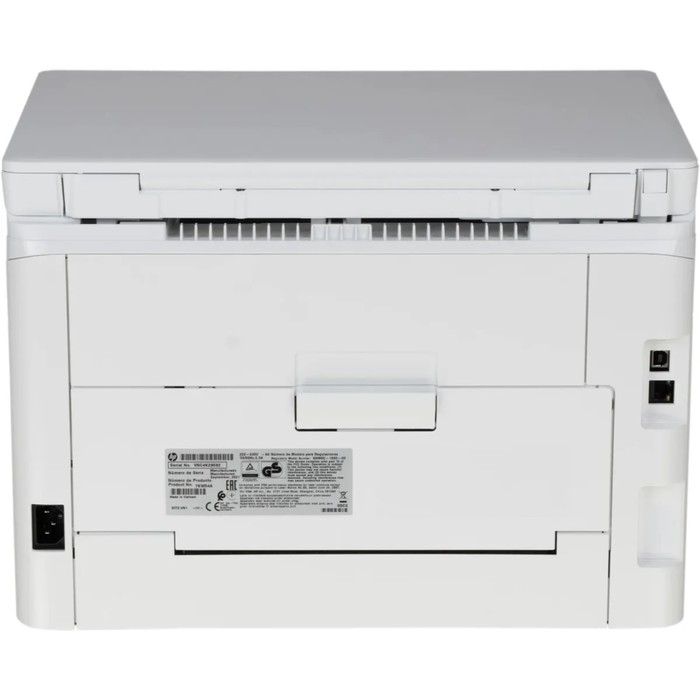 МФУ, лаз цв печать HP LaserJet Pro M182N, 600x600 dpi, 16 стр/мин(цв/чб), А4, белый