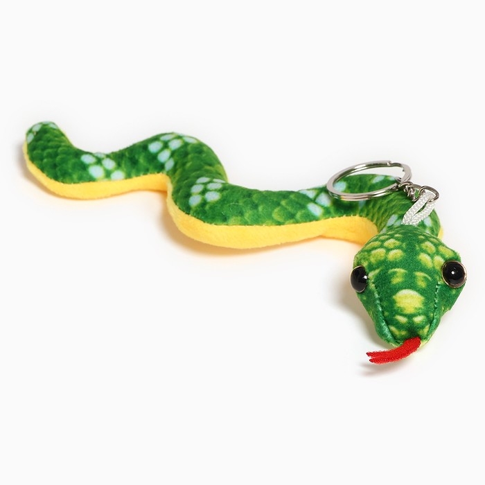 Новый год! Мягкая игрушка &laquo;Змейка&raquo; на брелоке, 18 см, цвет МИКС