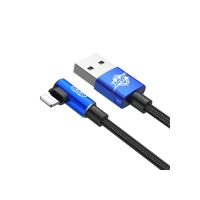 Кабель Baseus, MVP Elbow Type, Lightning - USB, 2 А, 1 м, угловой, синий Кабель Baseus, MVP Elbow Type, Lightning - USB, 2 А, 1 м, угловой, синий