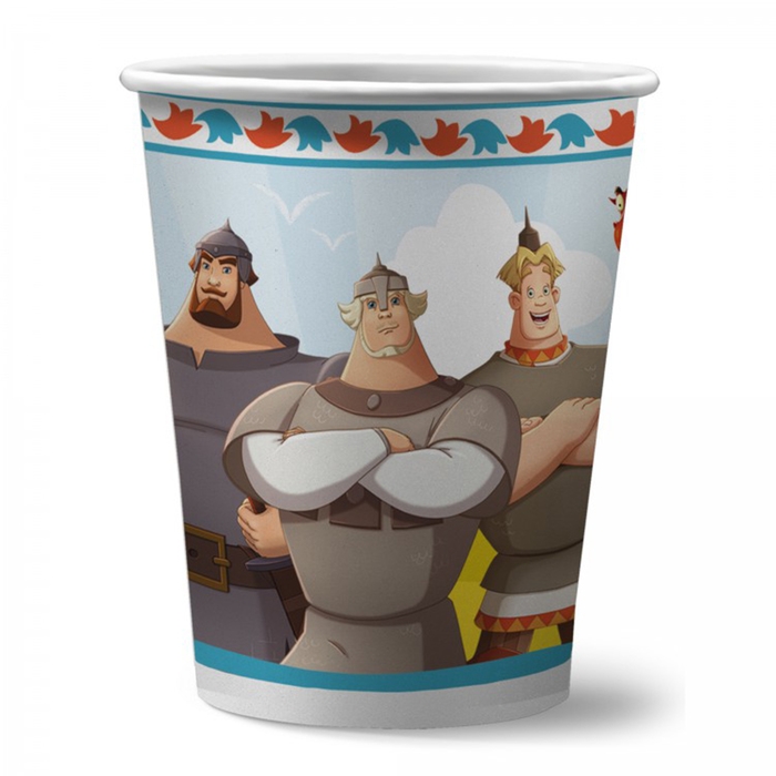 Набор бумажных стаканов &laquo;Три Богатыря&raquo;, 250 мл, набор 6 шт.