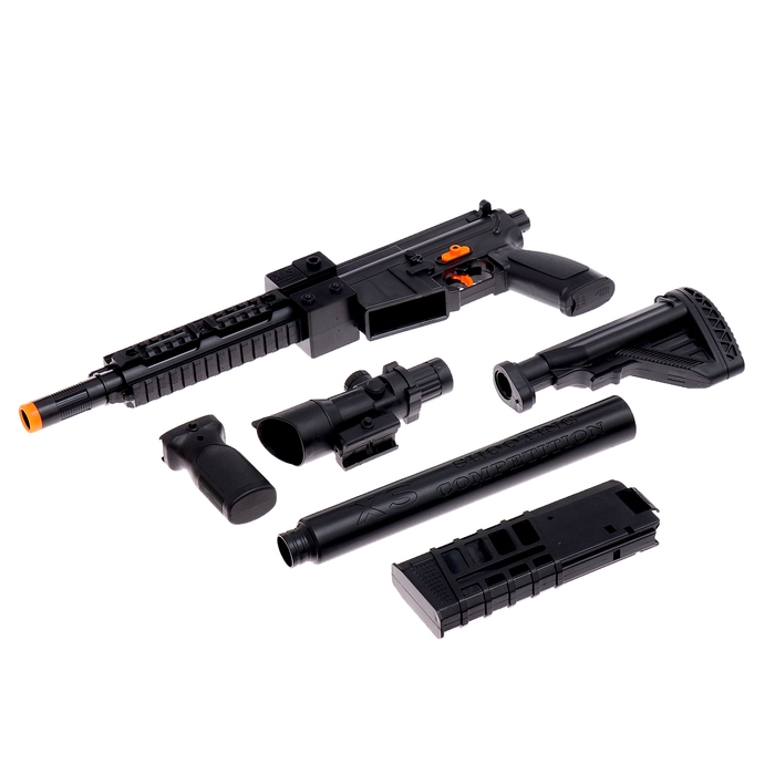 Автомат &laquo;М416&raquo;, стреляет мягкими пулями, работает от аккумулятора