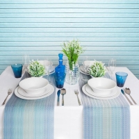 Нож столовый из нержавеющей стали Доляна &laquo;Равингтон&raquo;, длина 22,3 см, цвет серебряный