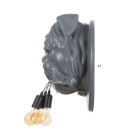 Бра "Бульдог" 3хЕ27 40Вт серый 51,5х51,5х32см