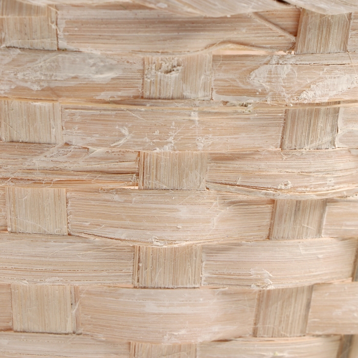 Набор корзин плетеных, D16xH10/32см, D18xH10/34см, D21xH10/36см, 3шт, бамбук, белый Набор корзин плетеных, D16xH10/32см, D18xH10/34см, D21xH10/36см, 3шт, бамбук, белый