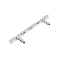 Ручка скоба CAPPIO, м/о 96 мм, пластик, цвет хром Ручка скоба CAPPIO, м/о 96 мм, пластик, цвет хром