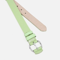 Ремень женский, ширина 3 см, винт, пряжка со вставкой, цвет зелёный Ремень женский, ширина 3 см, винт, пряжка со вставкой, цвет зелёный