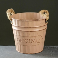 Кашпо "Ведерко оригинальное" МИКС, 16х16х15см Кашпо "Ведерко оригинальное" МИКС, 16х16х15см