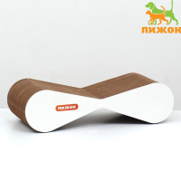 Когтеточка-лежанка Басик, 54 х 14 х 22 см, белая Когтеточка-лежанка Басик, 54 х 14 х 22 см, белая