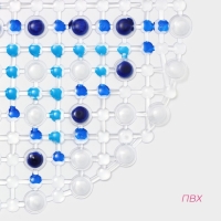 Коврик противоскользящий в ванну на присосках Доляна &laquo;Дельфин&raquo;, для детей, 35&times;65 см