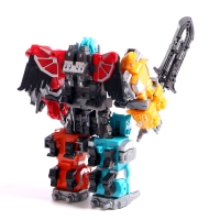 Набор роботов &laquo;Атака звероботов&raquo;, 5 штук, собираются в одного