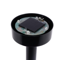 Садовый светильник на солнечной батарее &laquo;Большой шар&raquo;, 20&times;42&times;20 см, 4 LED, свечение тёплое белое