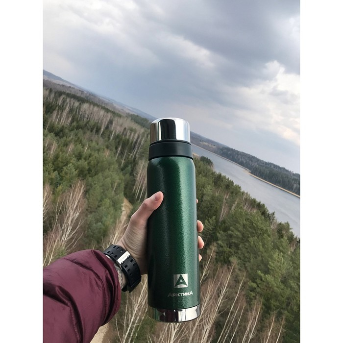 Термос Термос "Арктика" 106, 900 мл, сохраняет тепло 28 ч, зеленый