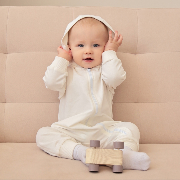 Комбинезон детский MINAKU цвет экрю, рост 68-74 см