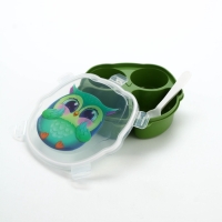 Ланч - бокс &laquo;Совушка&raquo;, 18 х 18 х 5 см