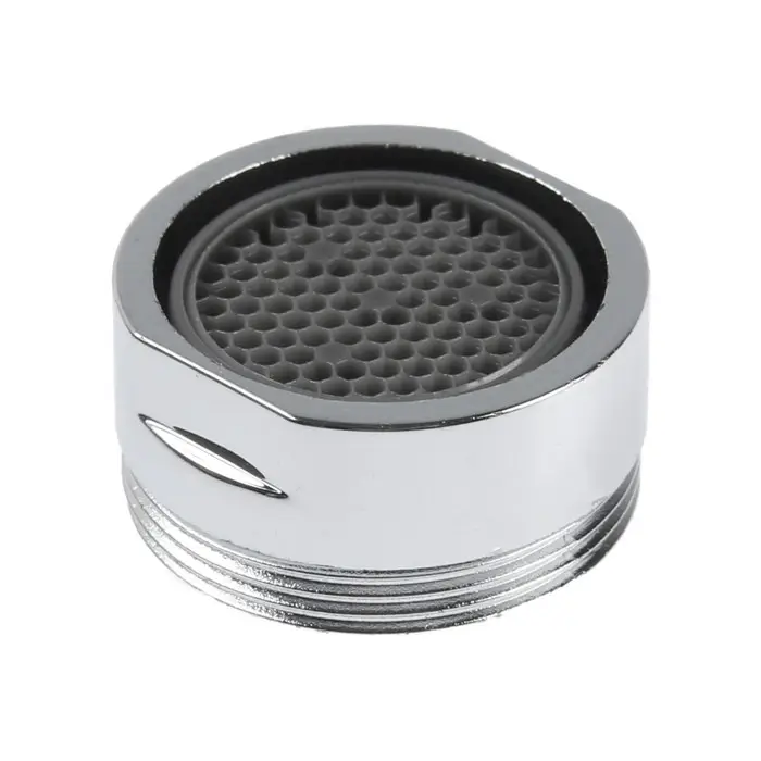 Аэратор ZEIN, наружная резьба, d=24 мм, сетка пластик, корпус пластик, цвет хром