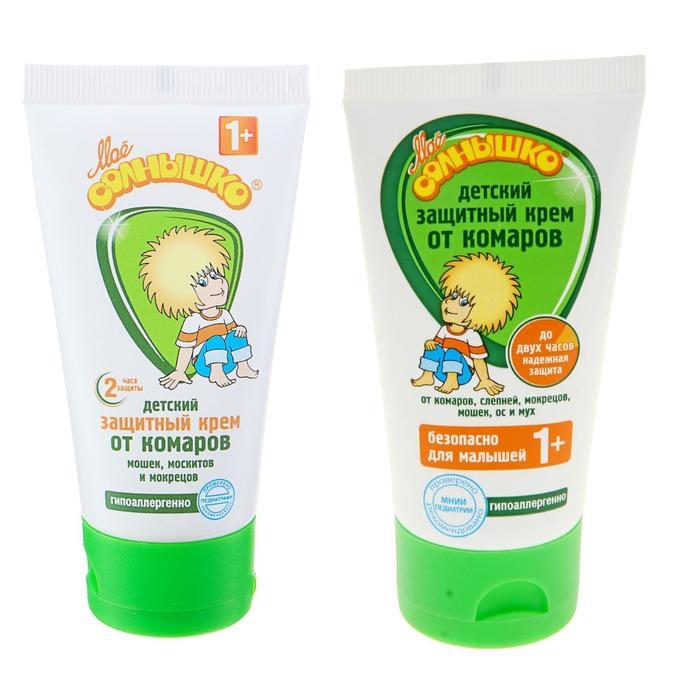 Крем репеллентный от комаров "Моё солнышко", детский, 50 мл