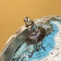 Глобус сувенирный 18х15х33 см, подставка металл
