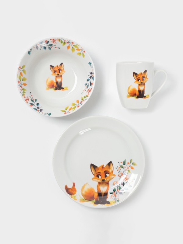 Набор посуды 3 предм. Лисичка И.У.