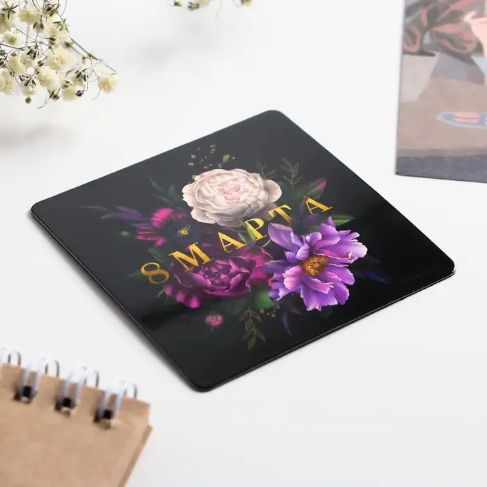 Магнит на холодильник &laquo;8 Марта&raquo;, 7&times;7 см
