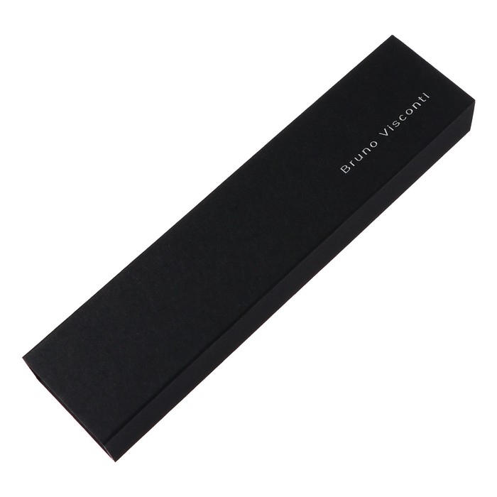 Ручка шариковая поворотная, 1.0 мм, BrunoVisconti MILANO, стержень синий, металлический корпус Soft Touch синий, в футляре