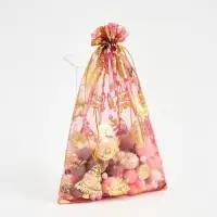 Мешочек подарочный органза &laquo;С Новым годом!&raquo;, 20 &times; 30 см