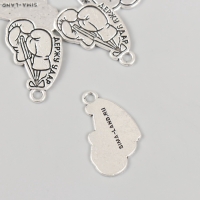 Металлический элемент, декоративная подвеска &laquo;Держу удар&raquo; набор 5 шт 1,6х2,5 см