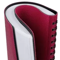 Ежедневник Strep Front на заказ, недатированный, малиновый