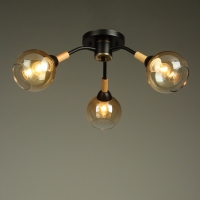 Люстра "Гундер" 3хЕ27 40Вт черный 57х57х25 см Люстра "Гундер" 3хЕ27 40Вт черный 57х57х25 см