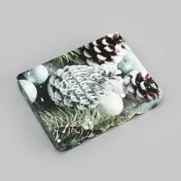 Коробка для печенья, кондитерская новогодняя упаковка, &laquo;С Новым годом!&raquo;, 14&times;10.5&times;2.5 см