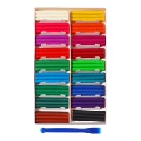 Пластилин мягкий (восковой) Calligrata, 18 цветов, 270 г Пластилин мягкий (восковой) Calligrata, 18 цветов, 270 г