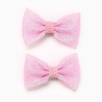 Бант для волос 2 шт, крабики &laquo;Милота&raquo;, 8 х 12,5 см