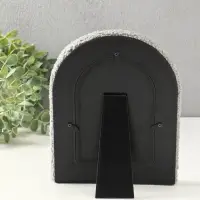 Фоторамка МДФ, иск. мех 10х15 см "Плюш. Арка" серая 21,5х16,5х2 см