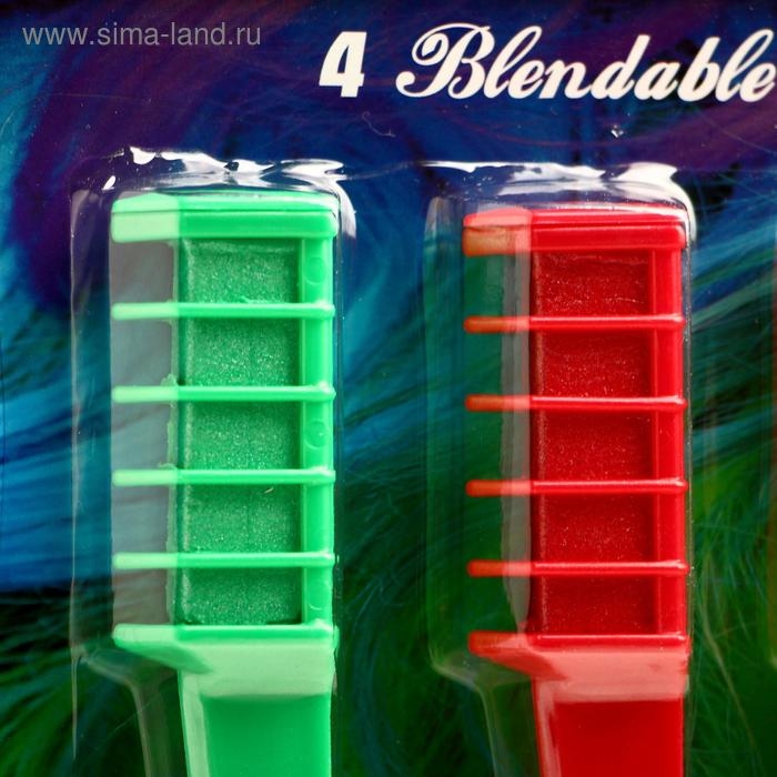 Мелки для волос с насадкой, набор 4 цвета Мелки для волос с насадкой, набор 4 цвета