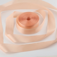 Лента атласная, 50 мм &times; 100 &plusmn; 5 м, цвет пудра