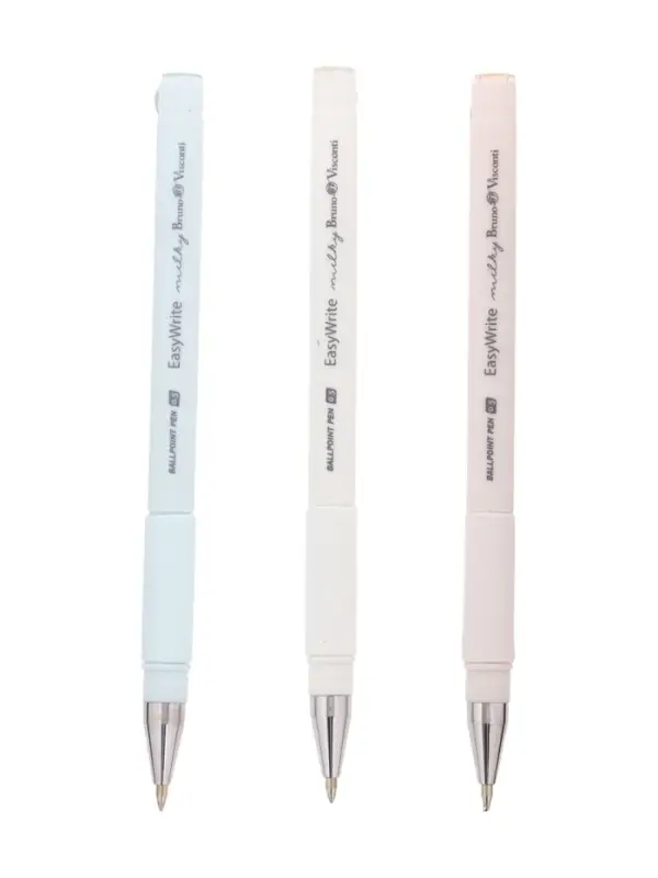 Ручка шариковая BrunoVisconti EasyWrite. Milky, 0.5 мм, стержень синий, МИКС