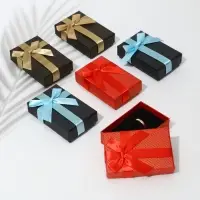 Коробочка подарочная под набор &laquo;Классик&raquo;, 5&times;8 (размер полезной части 7.7&times;4.8 см), МИКС, вставка чёрная