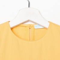 Платье детское с карманом KAFTAN, р. 30 (98-104), желтый